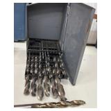 19 pc. Twist drill bits.