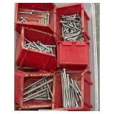 Bundle of bolts, nuts, and screws.