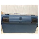 Rubbermaid  blue plastic carry tool box