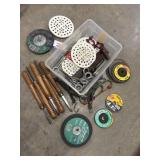 Bundle of garage and workshop items, including