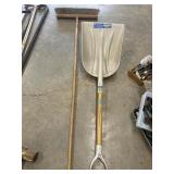 2pc. Ames True Temper Poly Grain Scoop Shovel and