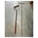 2 pc.  grass whip and water meter key curb stop