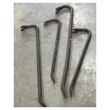 4 pc. Wrecking bars