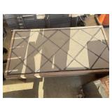 handmade wooden coffee table featuring a