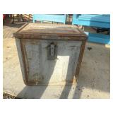 Vintage military metal storage.
