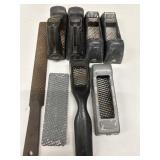 8 pc. Vintage Stanley Surform Pocket Planes,