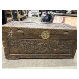 Asian-style vintage trunk.