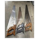 3 pc. Sears CRAFTMAN handsaw and more.