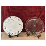 2 pc. vintage Christopher Stuart Holiday Splendor