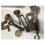 8pc. Jaw Hook Turnbuckle, Industrial Hoist Hook,