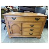 Dry sink washstand cabinet.