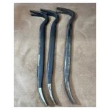 3pc. Gorilla junior Pry bars.