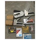 11pc. Craftsman, Black& Decker Staple guns and