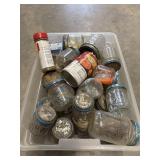 Miscellaneous small hardware items like nails,