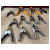 11 pc. Steel spring  clamps
