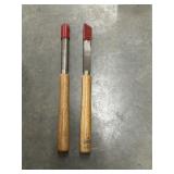 2pc.  Shopsmith wood lathe turning chisels.