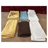 22 pc .cloth napkins and vintage Bell