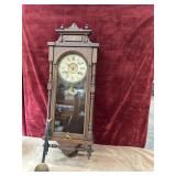 Antique  Ansonia "Queen Elizabeth" regulator wall