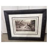 Framed art print titled "Pheasant", based on an