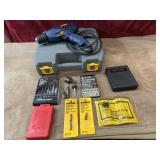 12 pc. Ryobi 3/8" VSR Electric Drill, brad point