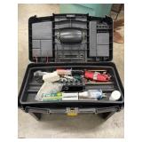 A Vorel Rolling Tool Box, filled with