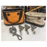 Bundle of Lineman Wire Pulling Grips Clamp