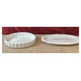 2 pc. Oval Pfaltzgraff Heritage oval serving