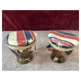 2 Pc Patriotic Decorative Candles.