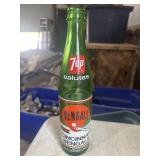 vintage 16-ounce green glass 7Up commemorative