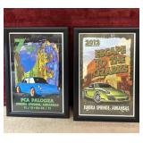 2 pc. Porsche  famed posters.