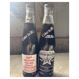 2 vintage, commemorative 10-ounce Coca-Cola glass