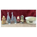 8 pc. Christmas: vintage Hallï¿½s Casserole Dish,