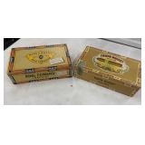 2 Vintage wooden cigar boxes, King Edward