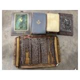 Collection of vintage religious and decorative