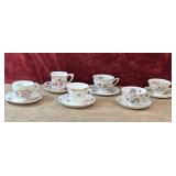 13pc. Tea sets : Royal Stanford, Cololough, Royal