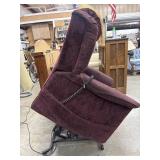 Burgundy Catnapper Soother Power Lift Recliner.