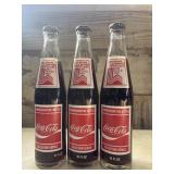3 10-fluid-ounce commemorative Coca-Cola glass