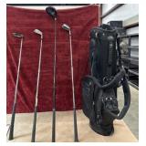 5 pc. black Precise golf bag , Titleist Acushnet