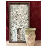 Handcrafted pottery vase and Kirklandï¿½s  Haley