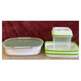 3 pc. silicone steam cooker,  Rubbermaid