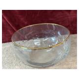 Clear  cut-crystal decorative bowl