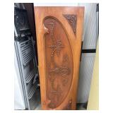 Antique upright piano front board. During the