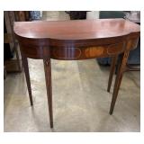 antique Genuine Mohogany Federal-style flip-top