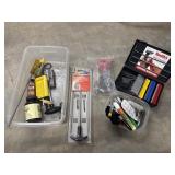 Maintenance and cleaning supplies, including a