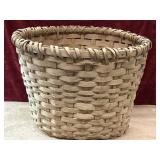 Hand woven wooden splint basket
