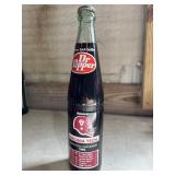 Vintage Dr. Pepper commemorative glass bottle