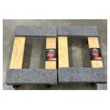 2 pc. Ironton Carpeted Hardwood Mover