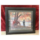 Limited edition print "Cross Over the River" Mort