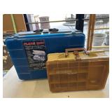 2 pc. blue Plano 5257 fishing tackle box and