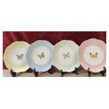 4 pc.  Lenox   Louise Le Luyer plates.